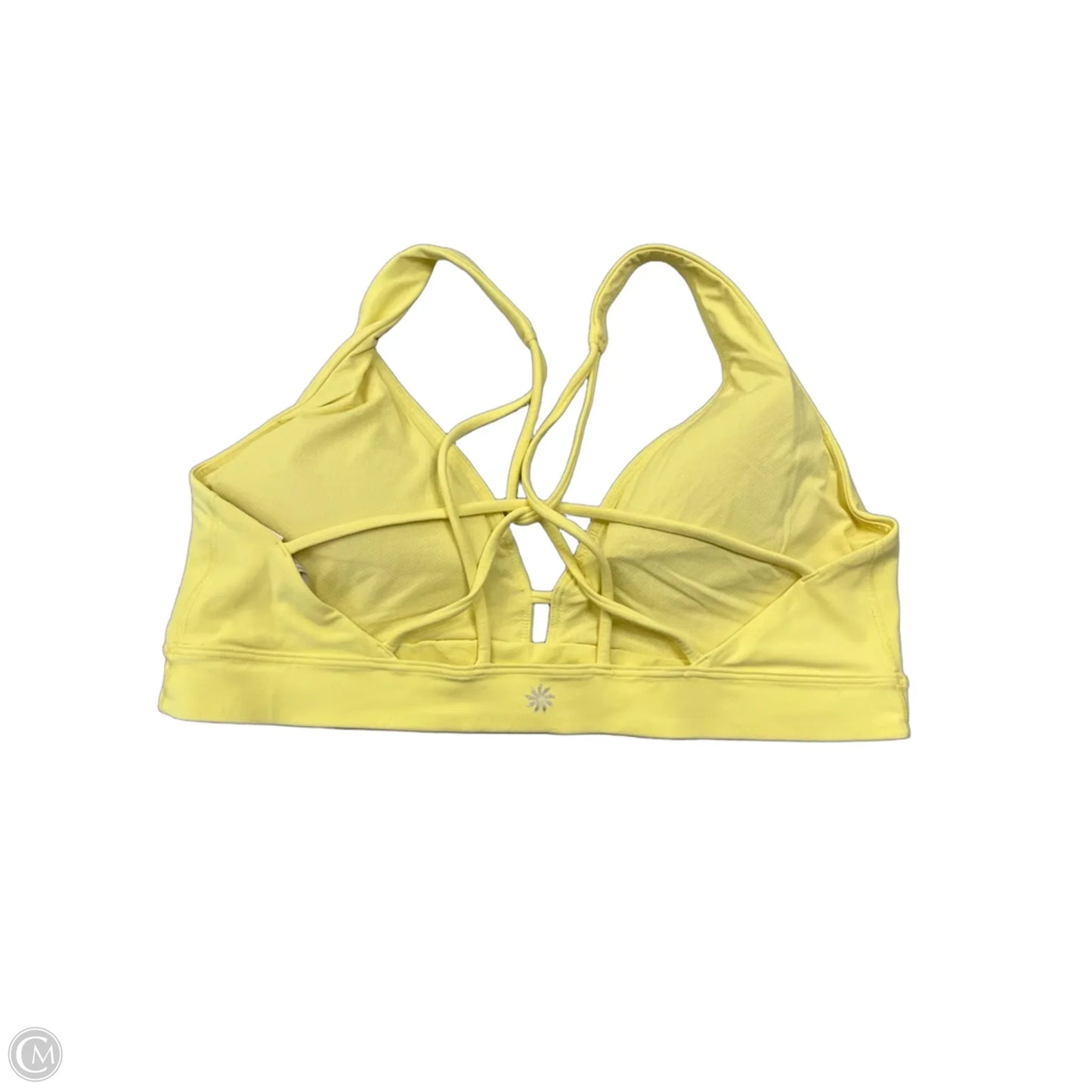 Athletic Bra By Athleta In Yellow, Size: Xl