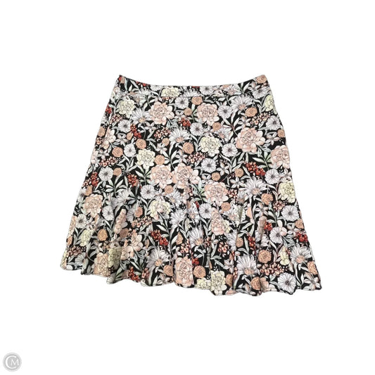 Skirt Designer By Karl Lagerfeld In Floral Print, Size: M