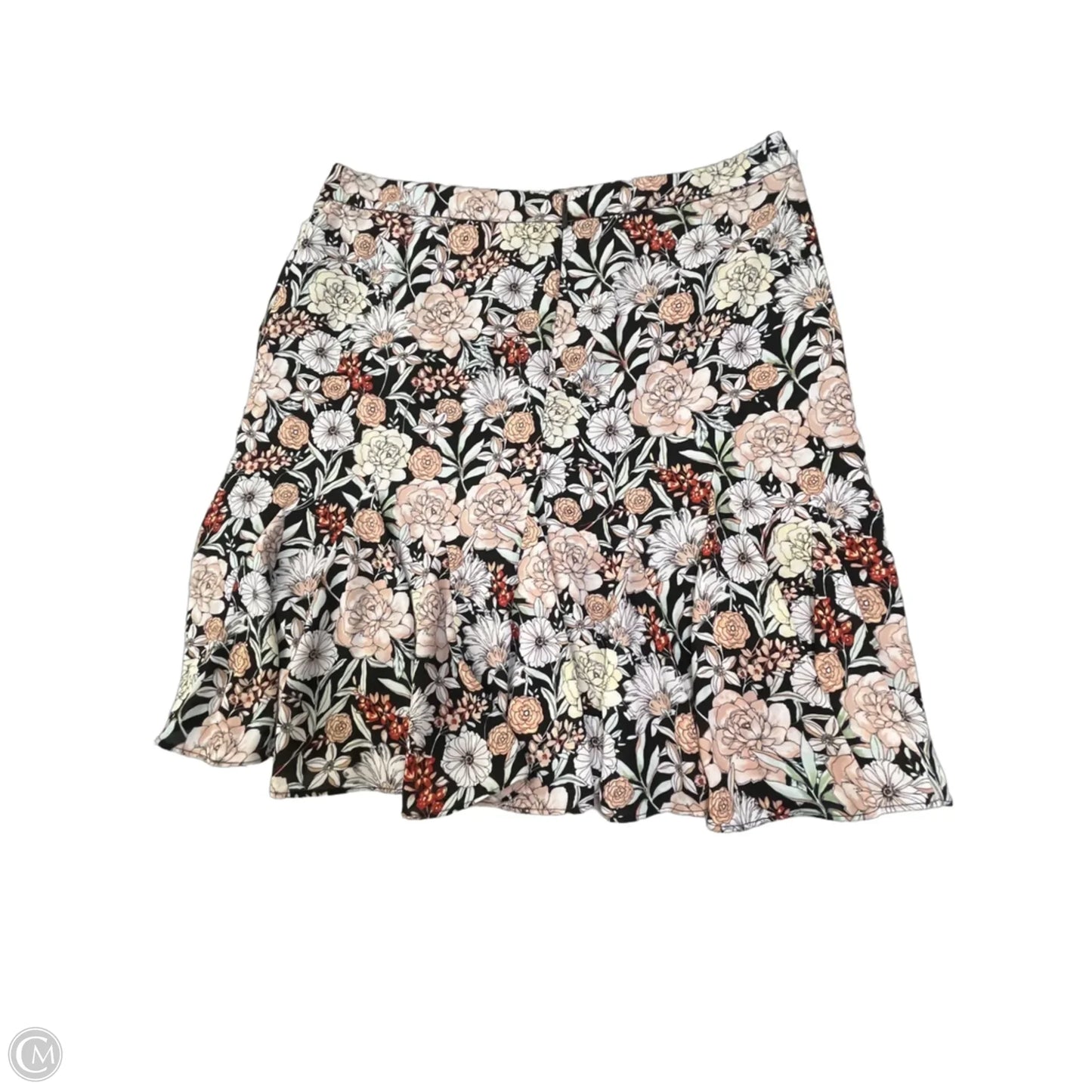 Skirt Designer By Karl Lagerfeld In Floral Print, Size: M