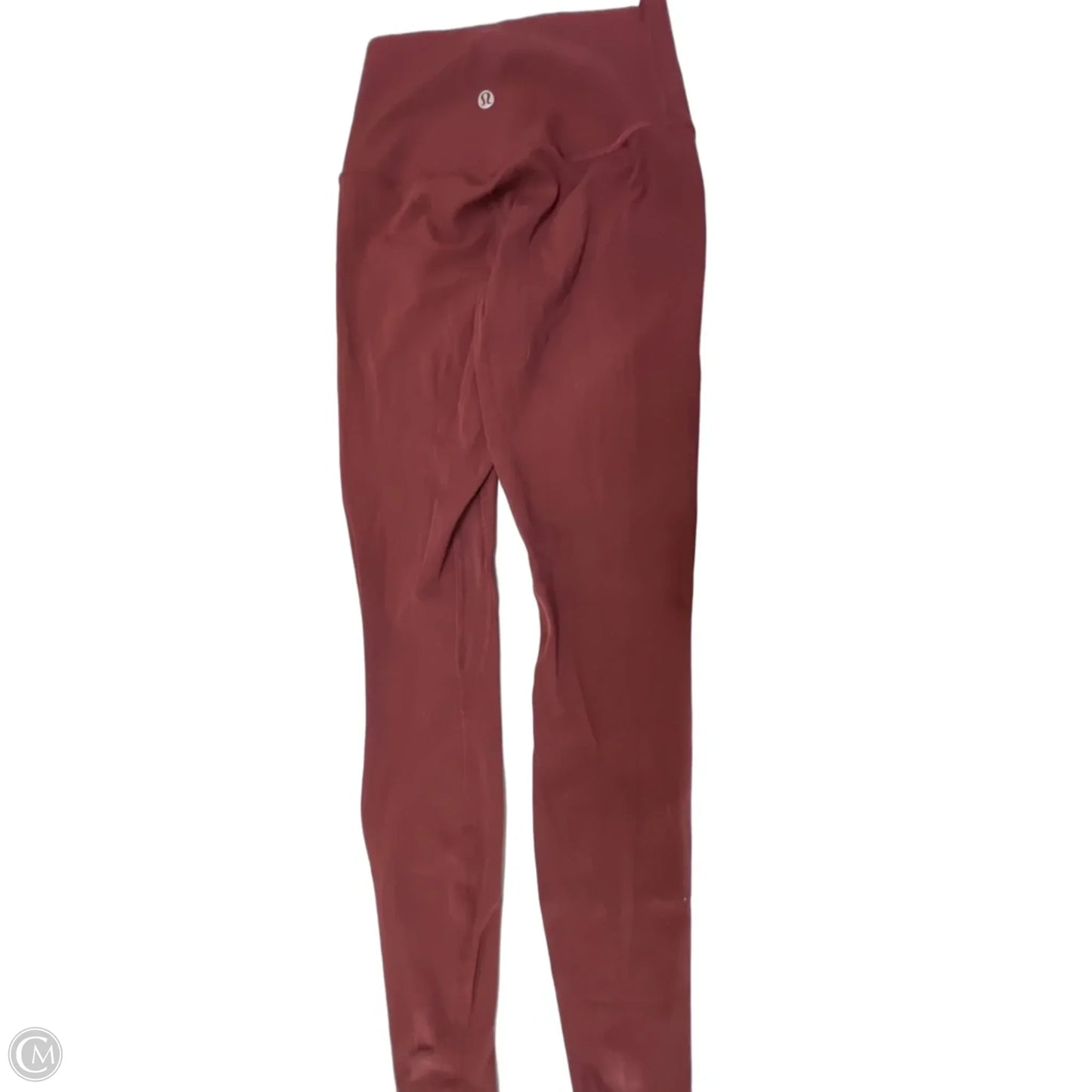 Athletic Leggings By Lululemon In Maroon, Size: Xs