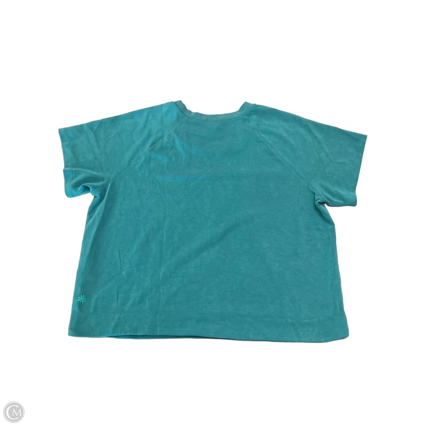 Top Short Sleeve By Athleta In Green, Size: Xl
