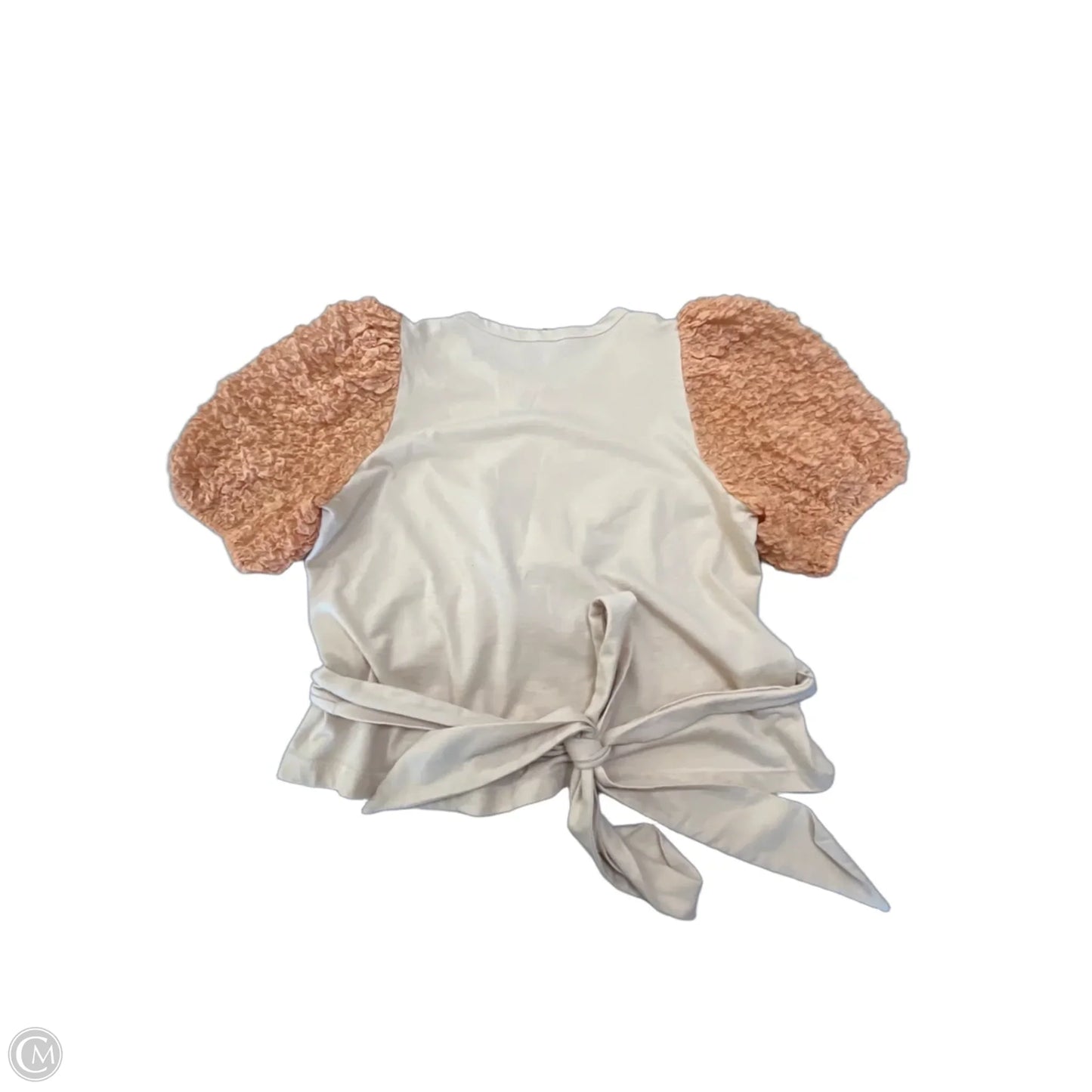 Top Short Sleeve By Current Air In Orange, Size: S