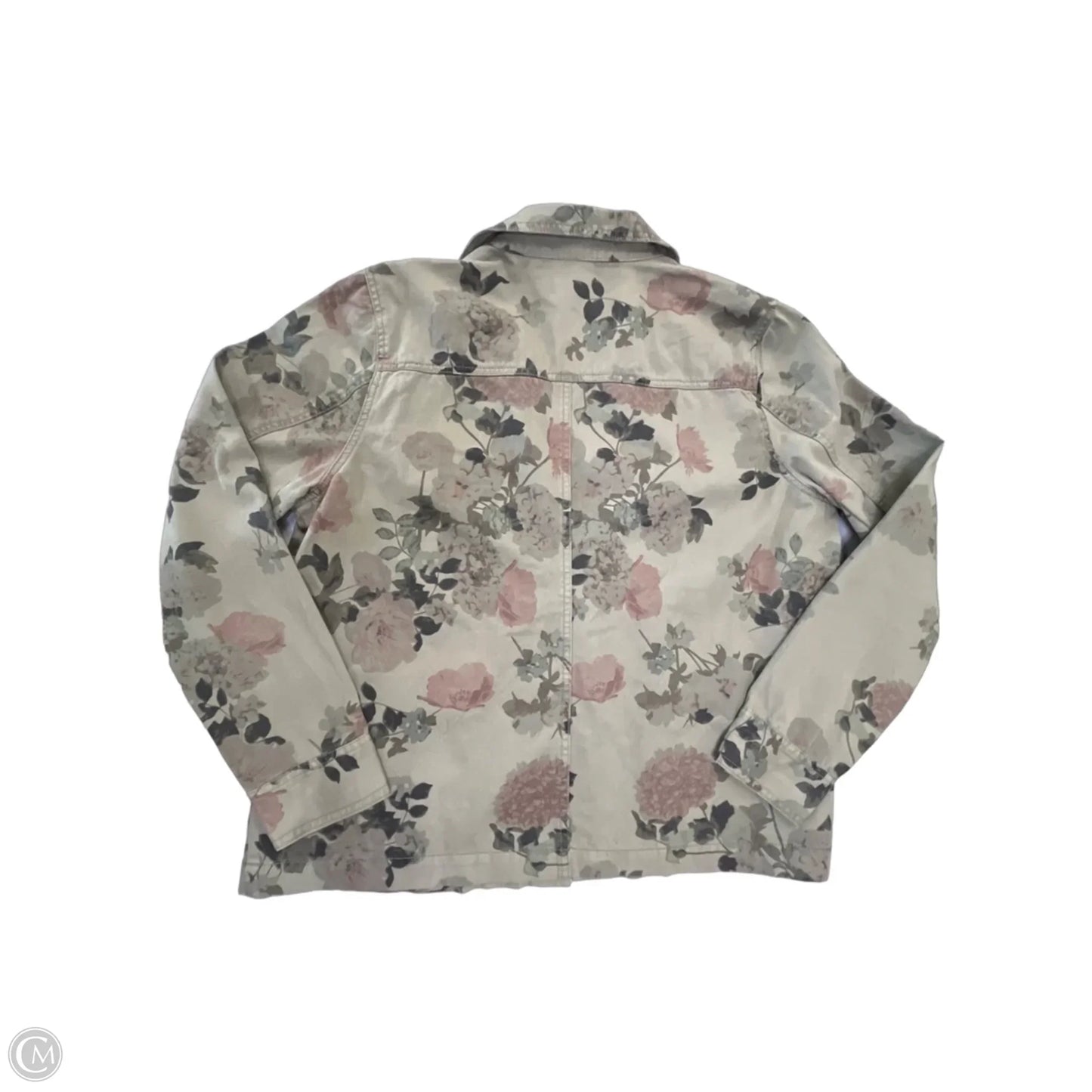 Jacket Shirt By Maurices In Floral Print, Size: Xl