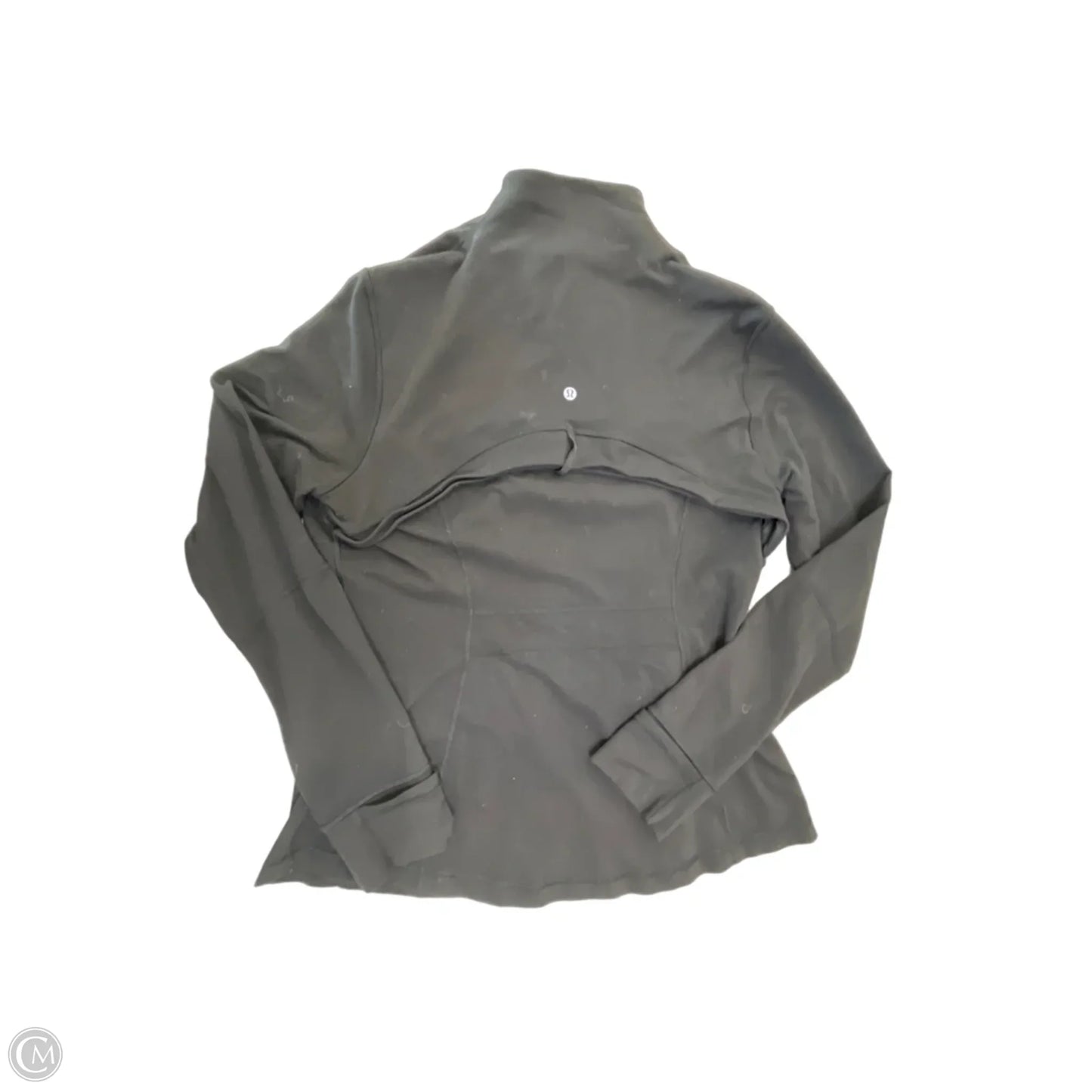 Athletic Jacket By Lululemon In Black, Size: Xl