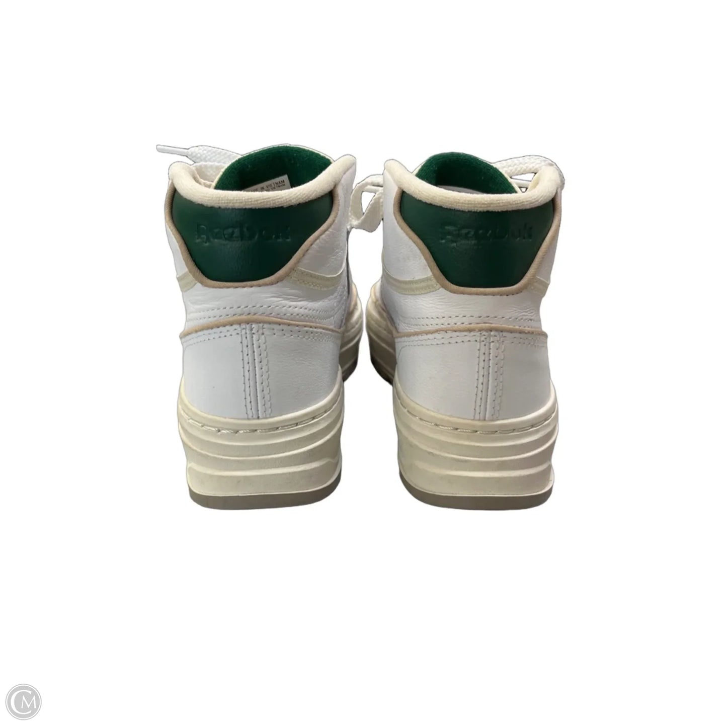 Shoes Sneakers Platform By Reebok In Green & White, Size: 7.5
