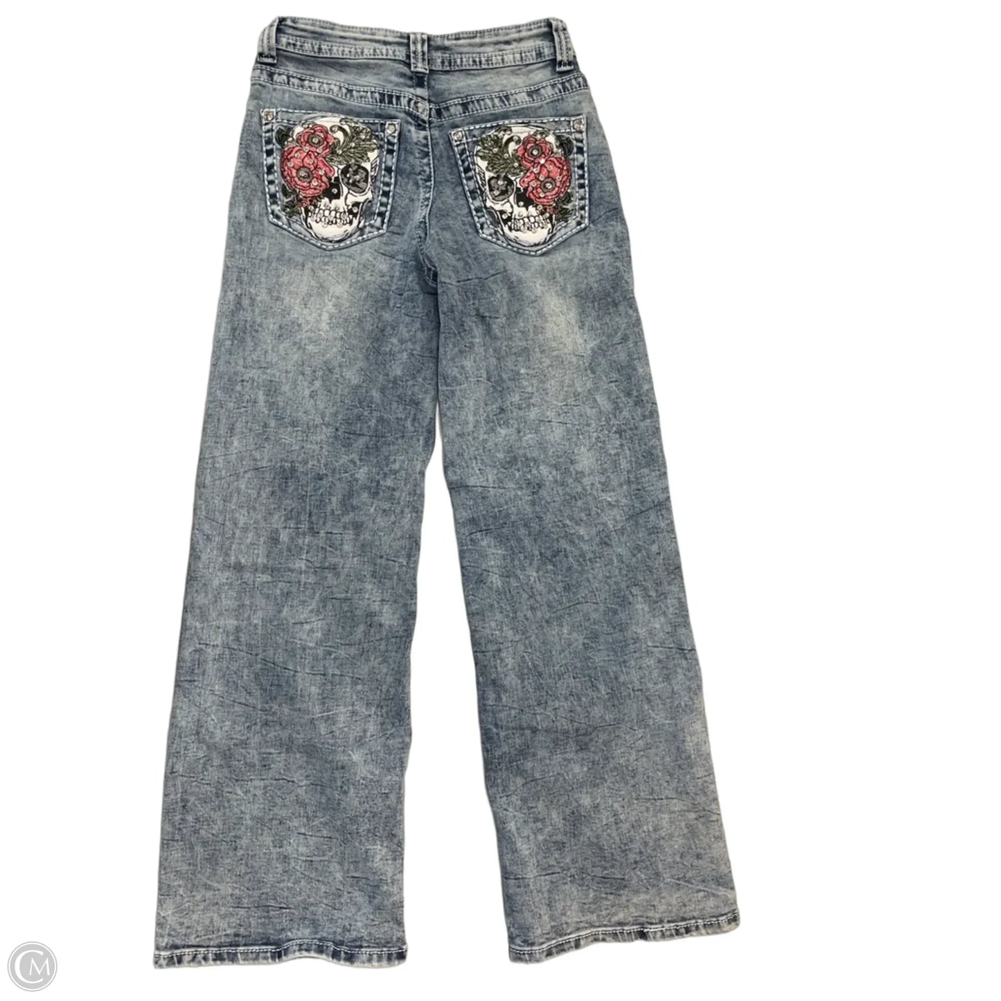 Jeans Straight By Clothes Mentor In Blue Denim, Size: 2