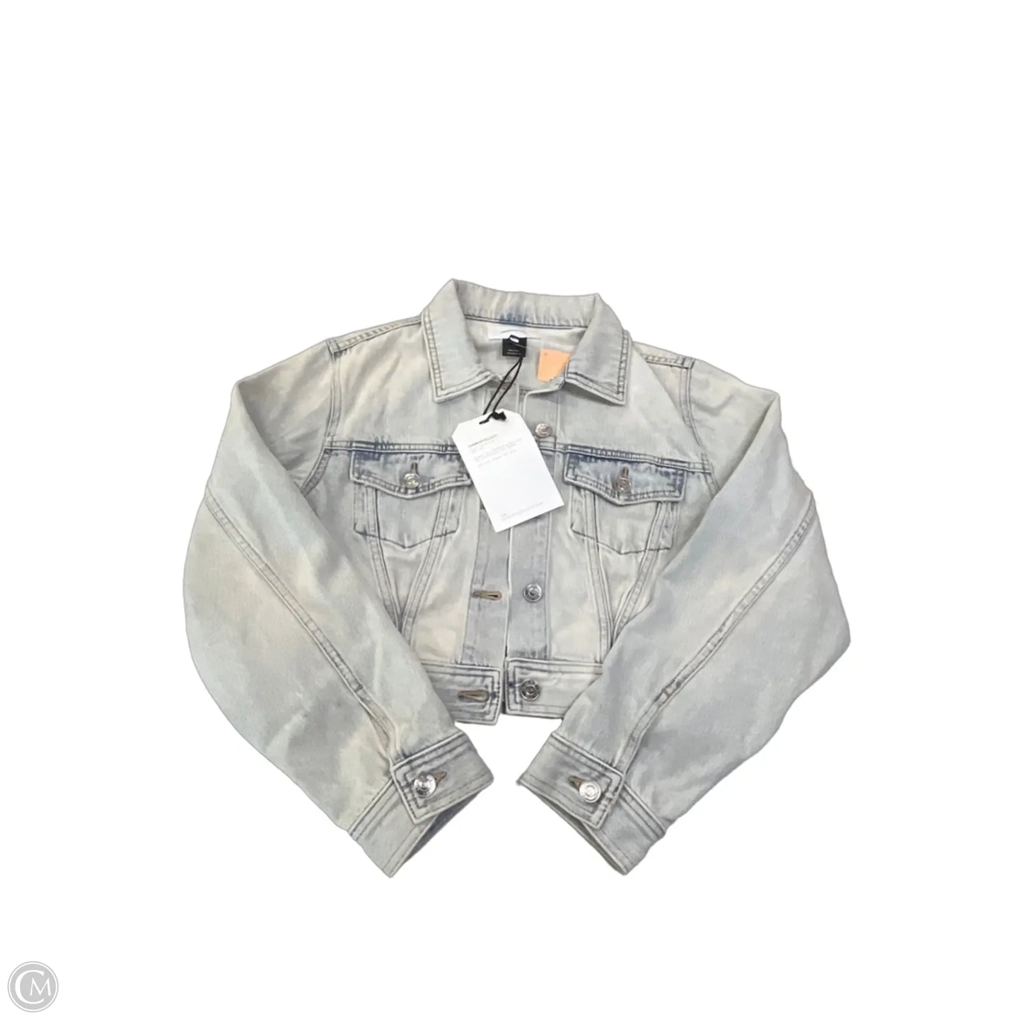 Jacket Denim By Current/elliott In Blue Denim, Size: Xs
