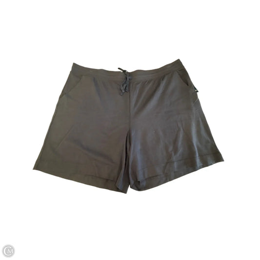 Shorts By Karen Scott In Navy, Size: 2x