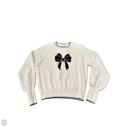 Sweater By Clothes Mentor In White, Size: S