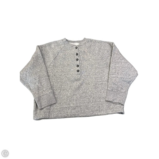 Sweatshirt Crewneck By Madewell In Grey, Size: S