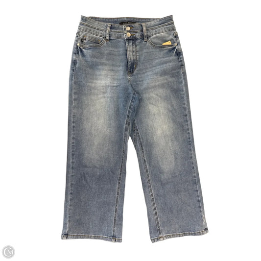 Jeans Cropped By Judy Blue In Blue Denim, Size: 6