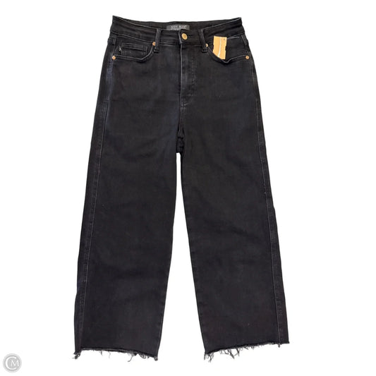 Jeans Cropped By Judy Blue In Black Denim, Size: 6