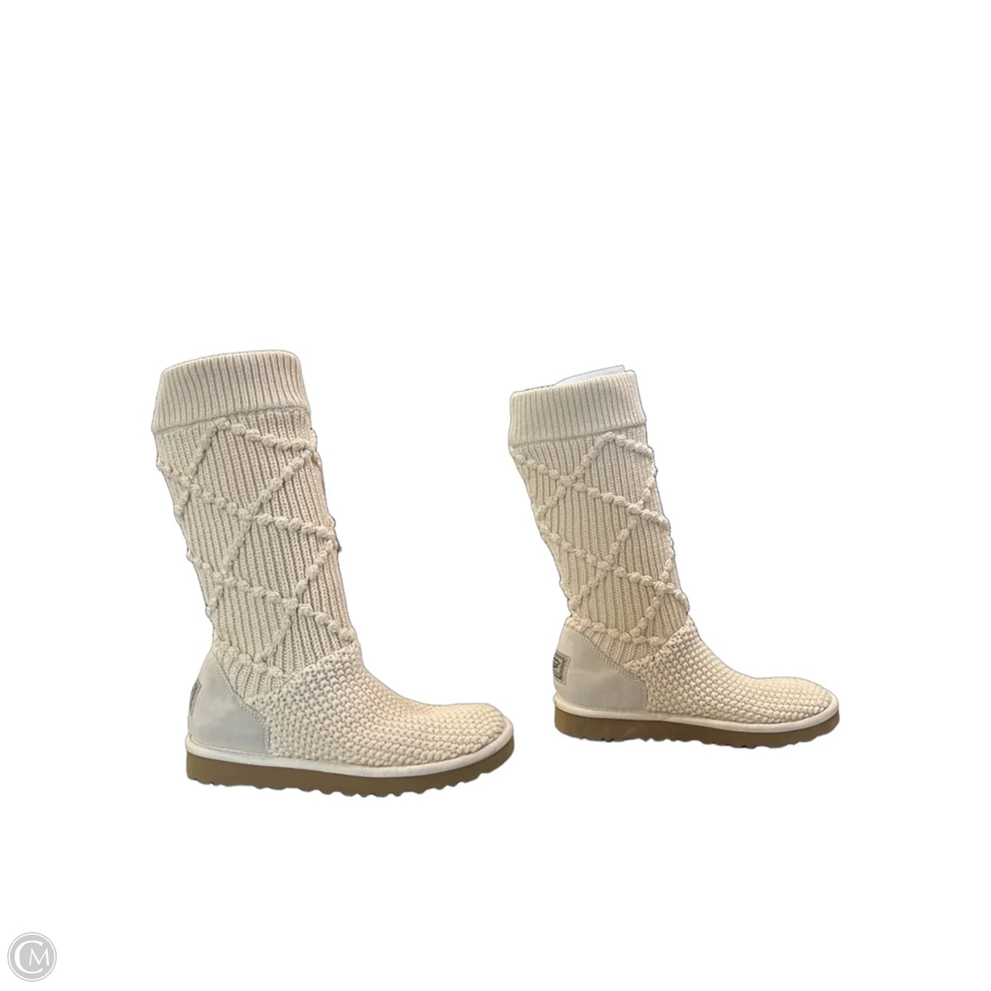 Boots Designer By Ugg In Cream, Size: 7
