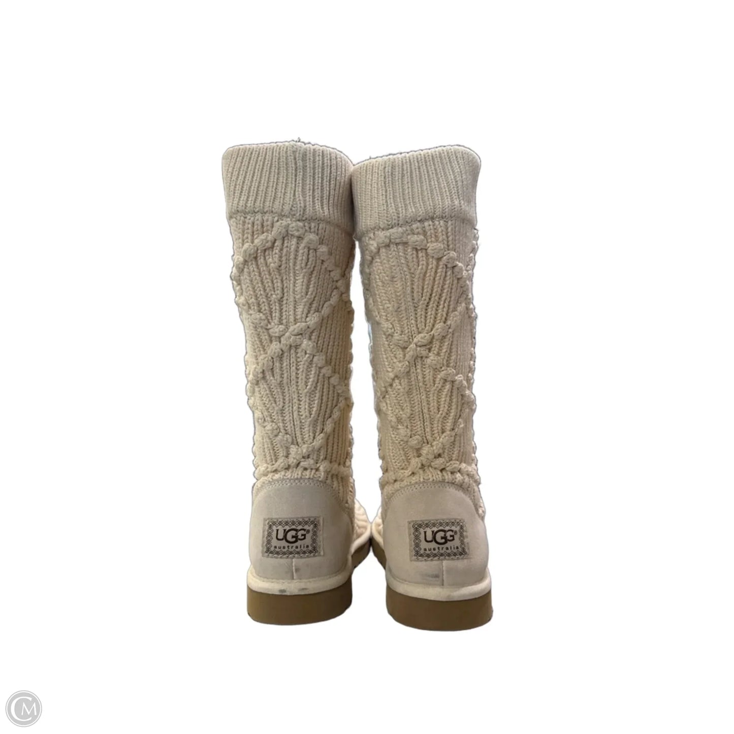 Boots Designer By Ugg In Cream, Size: 7