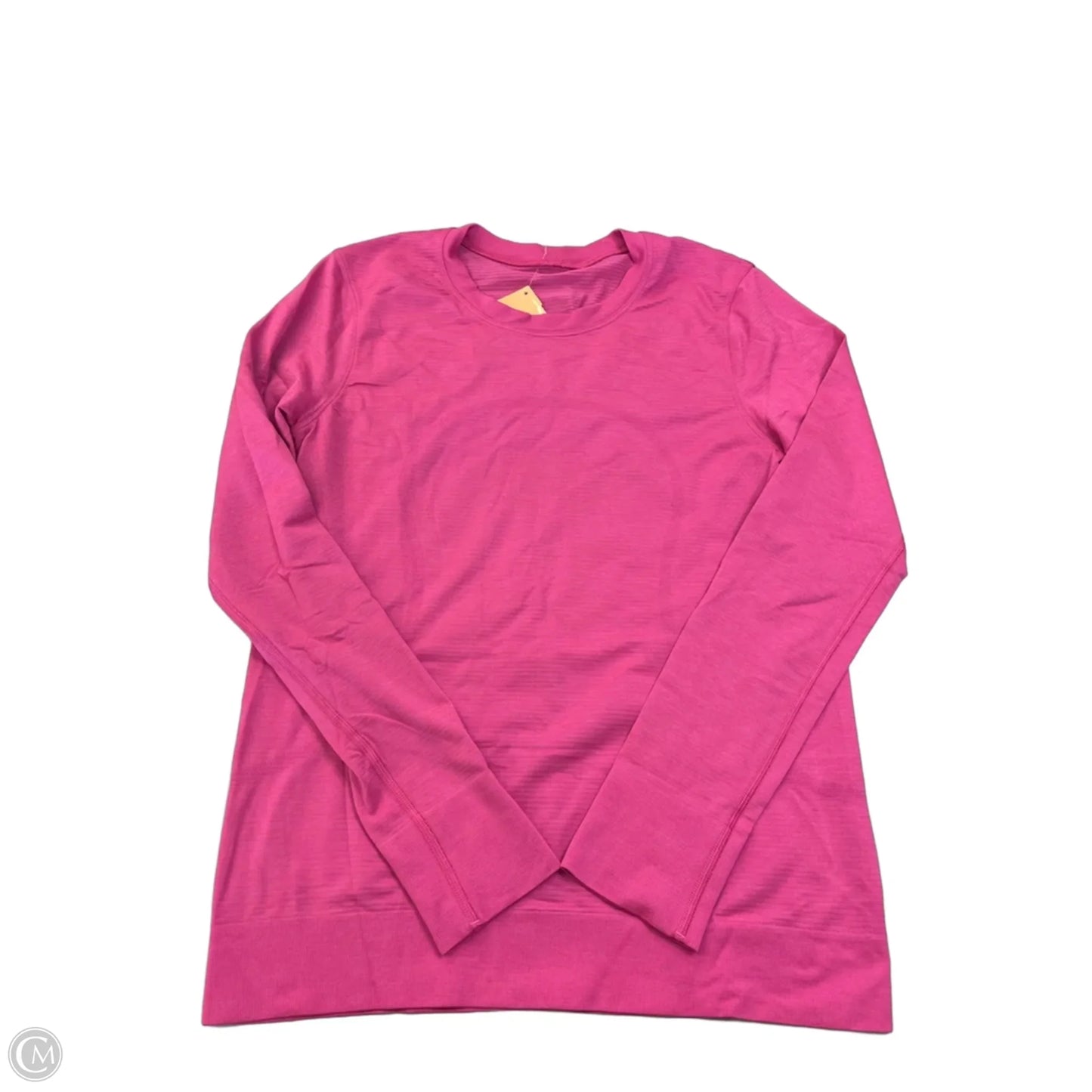 Athletic Top Long Sleeve Crewneck By Lululemon In Pink, Size: S