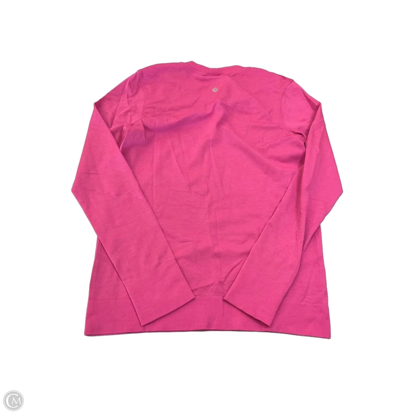 Athletic Top Long Sleeve Crewneck By Lululemon In Pink, Size: S