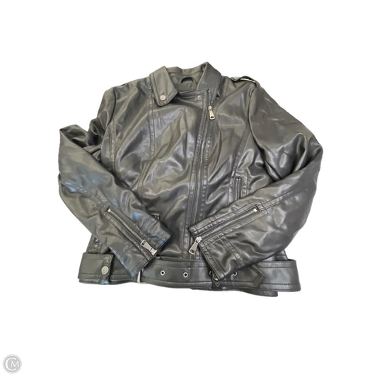 Jacket Moto By Express In Black, Size: L