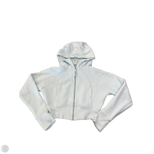 Athletic Sweatshirt Hoodie By Lululemon In Blue, Size: S