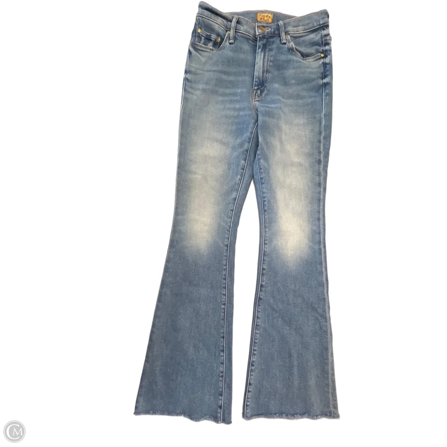 Jeans Flared By Mother In Blue Denim, Size: 2