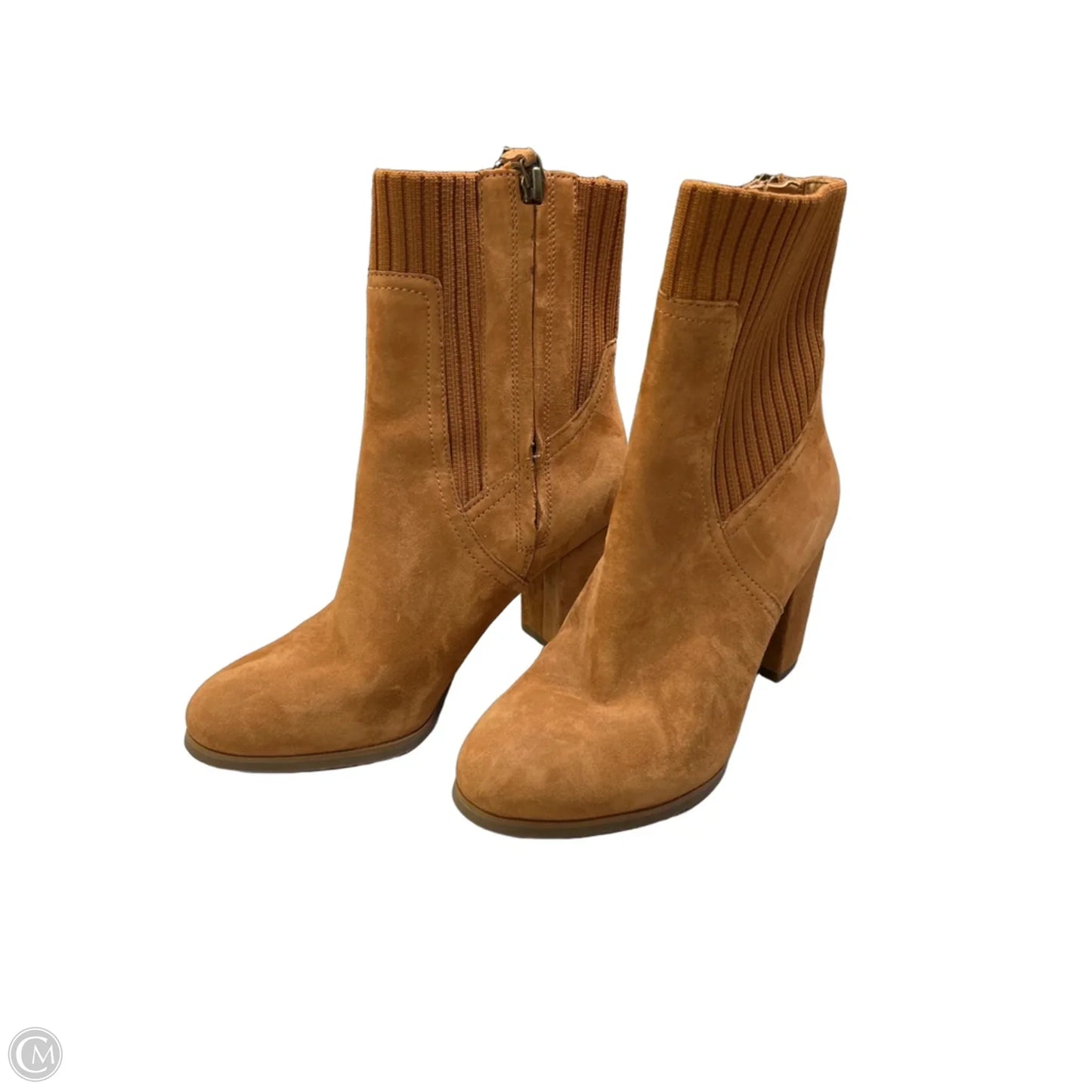 Boots Ankle Heels By Vionic In Tan, Size: 7