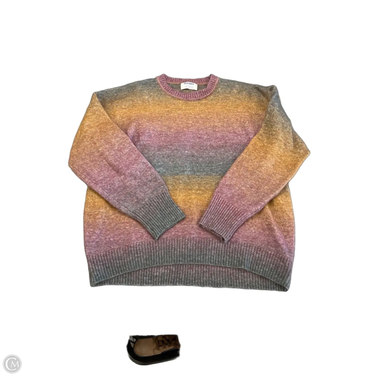 Sweater By Old Navy In Rainbow Print, Size: S