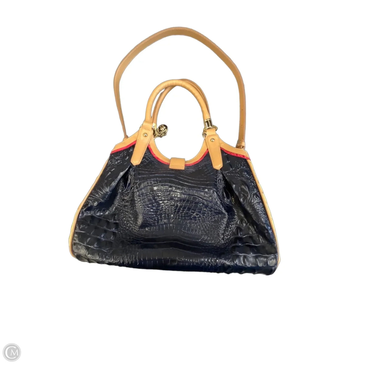 Handbag Designer By Brahmin, Size: Large