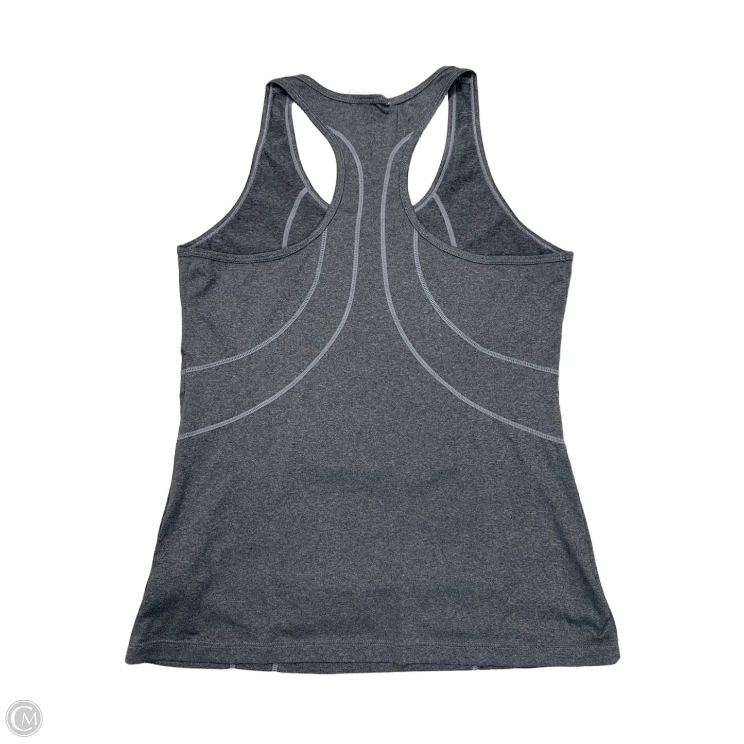 Athletic Tank Top By Reebok In Grey, Size: M