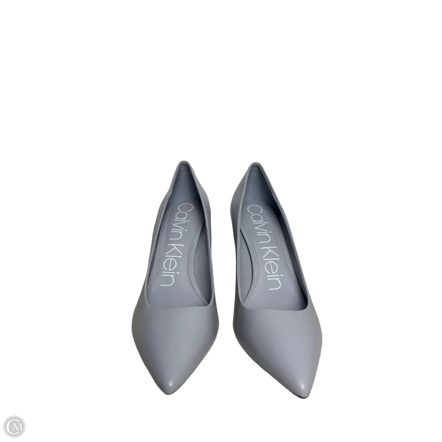 Shoes Heels Stiletto By Calvin Klein In Grey, Size: 8.5
