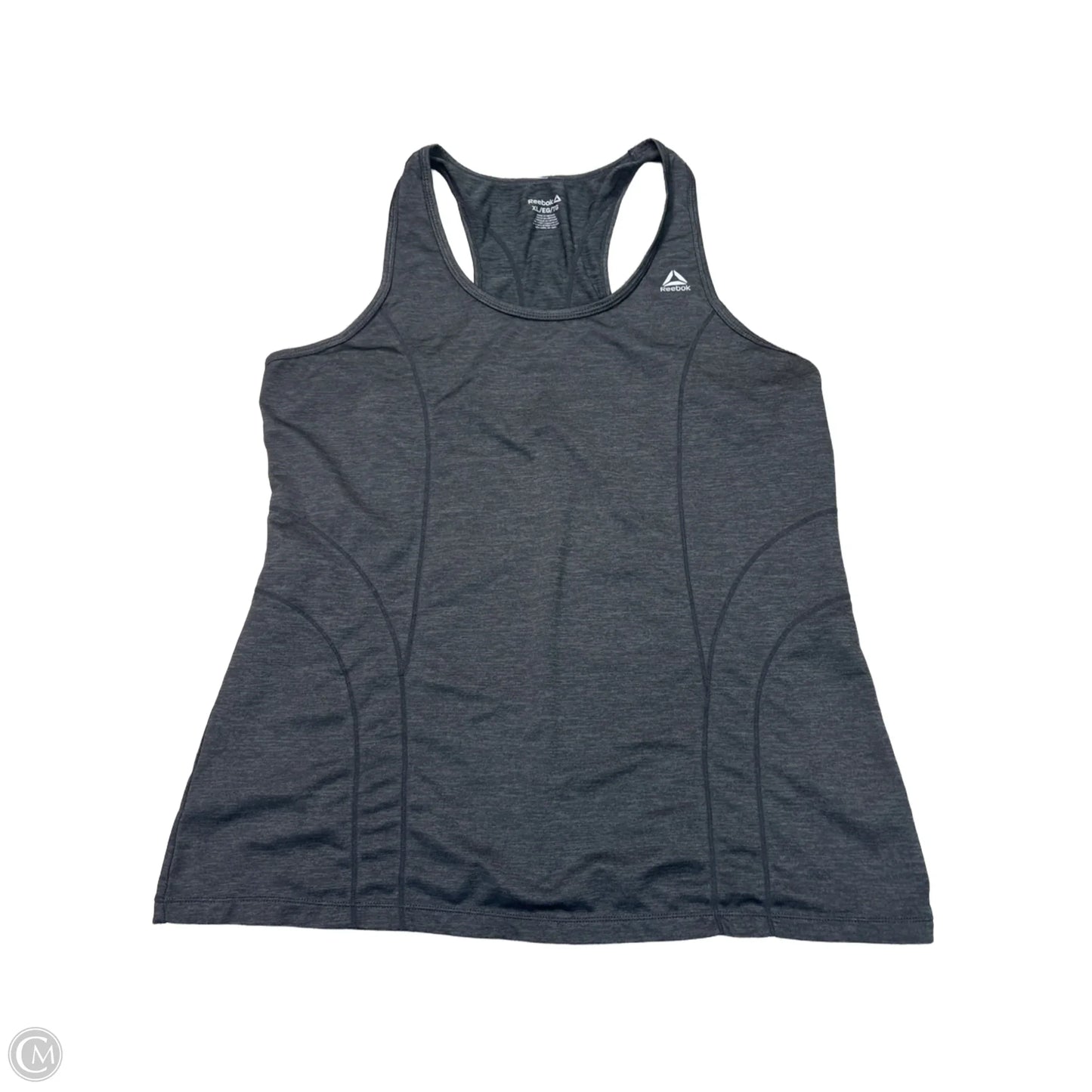 Athletic Tank Top By Reebok In Black, Size: Xl