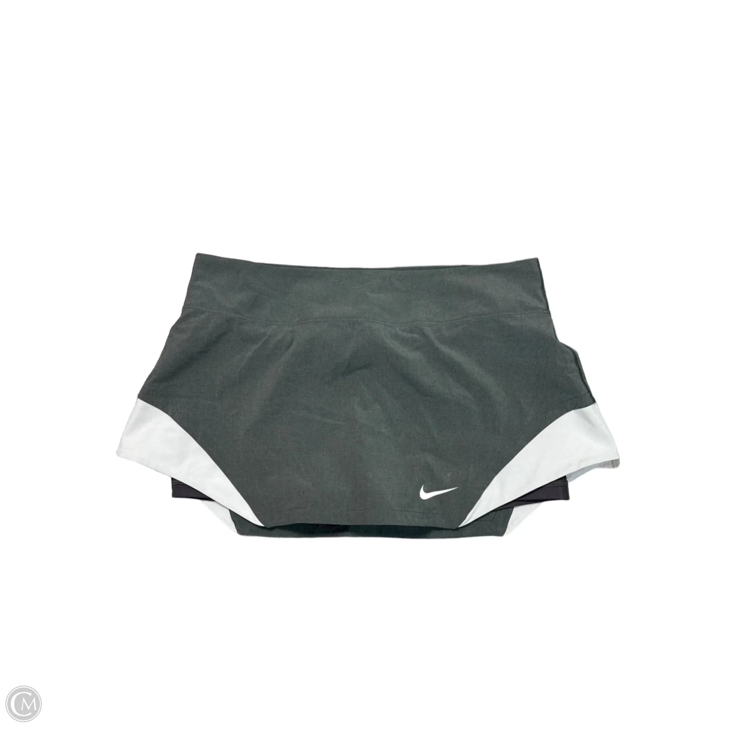 Athletic Skort By Nike Apparel In Grey, Size: M