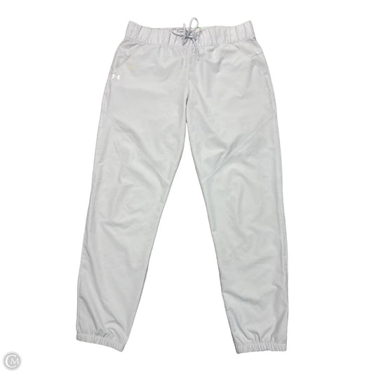 Athletic Pants By Under Armour In Grey, Size: M