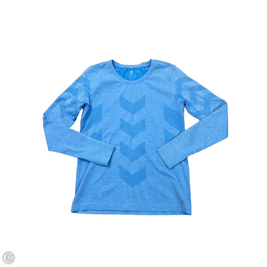 Athletic Top Long Sleeve Crewneck By Gapfit In Blue, Size: L