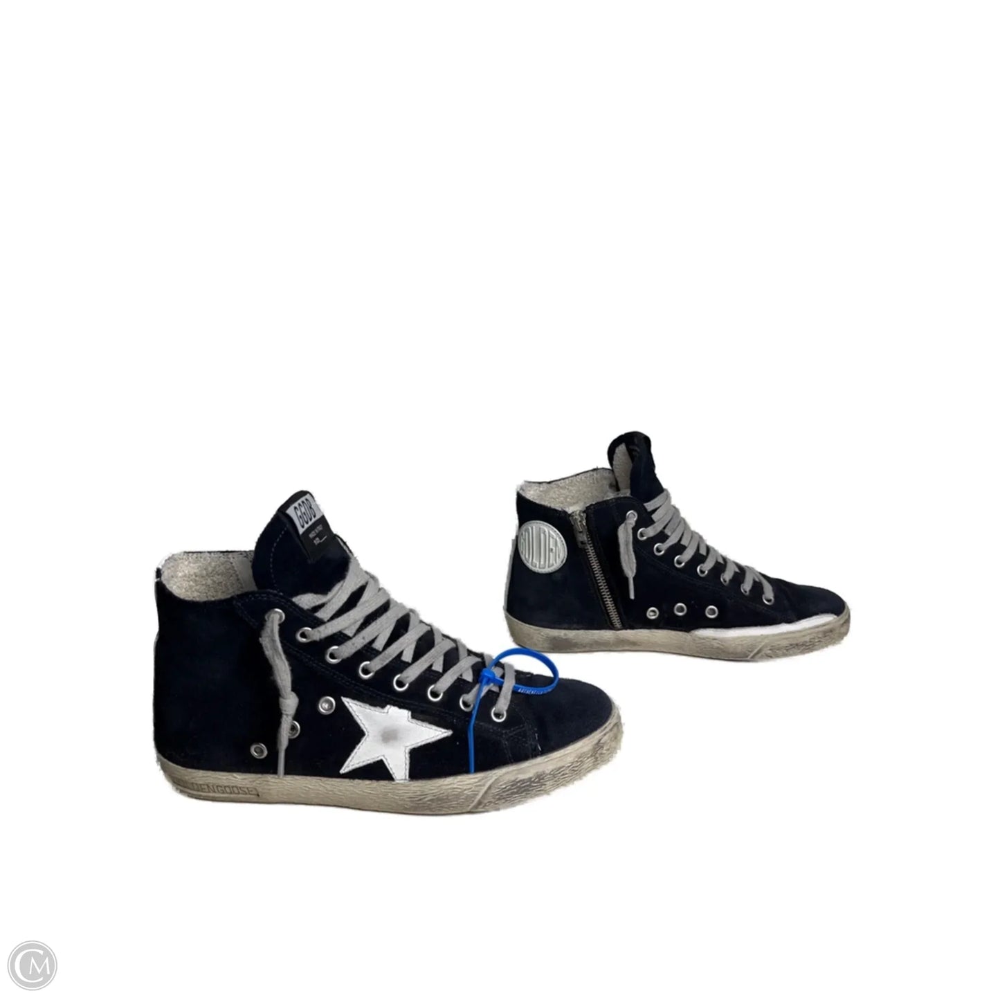 Shoes Luxury Designer By Golden Goose In Black, Size: 8