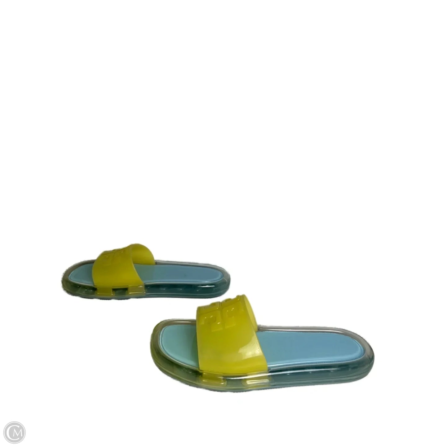 Sandals Designer By Tory Burch In Yellow, Size: 11