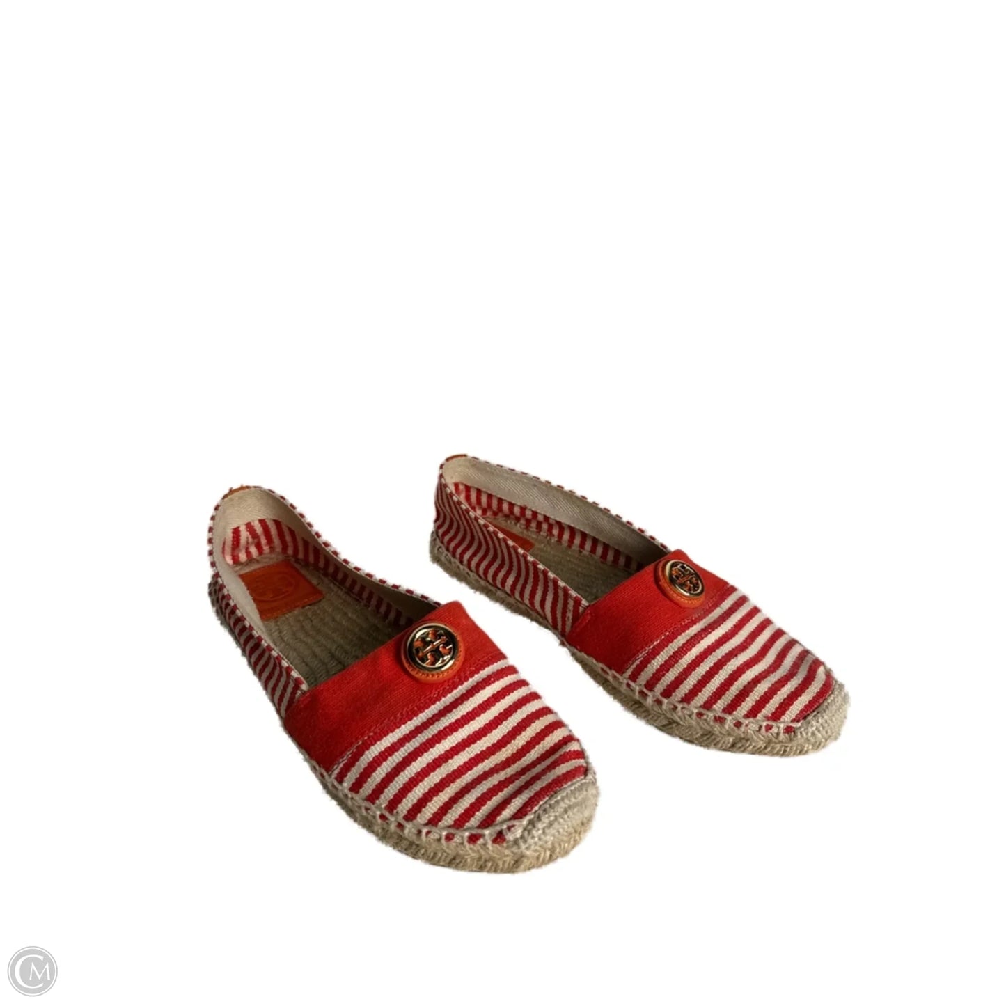 Shoes Designer By Tory Burch In Red & White, Size: 10