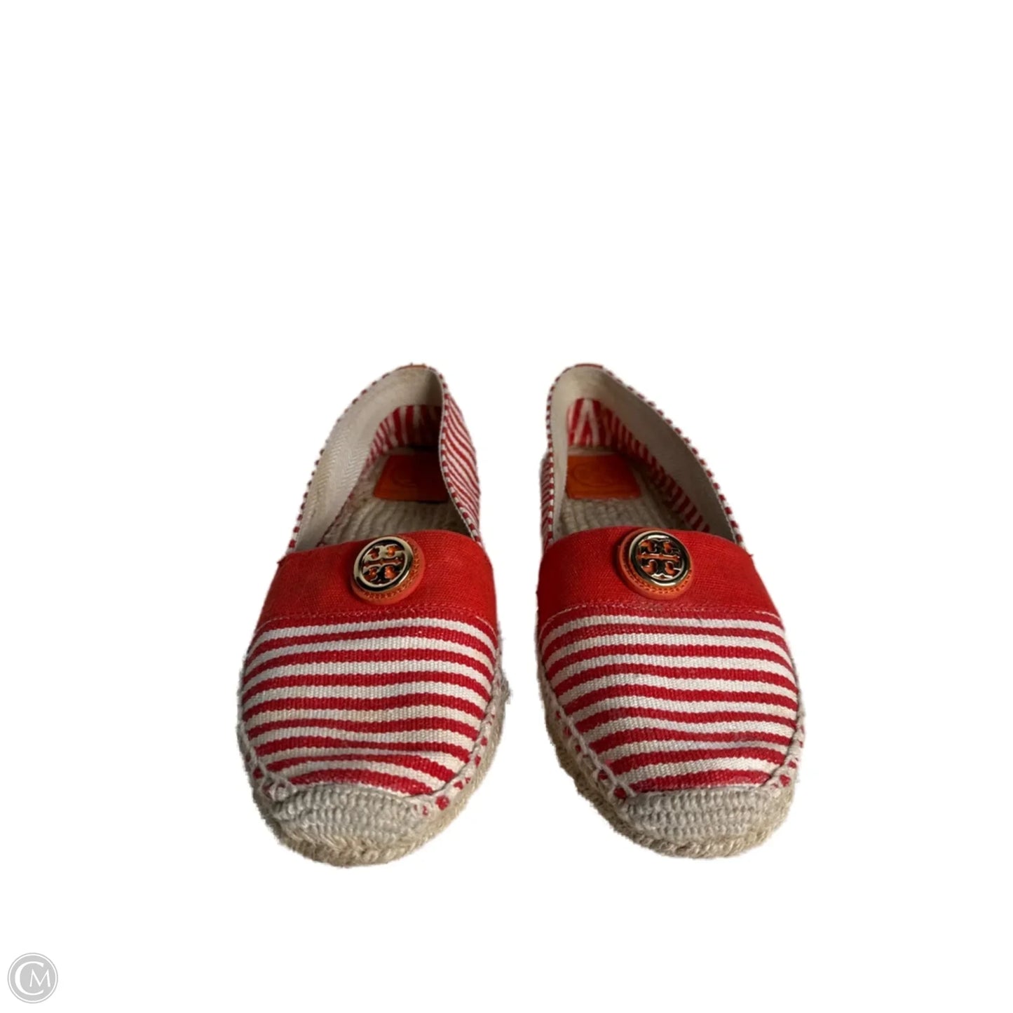 Shoes Designer By Tory Burch In Red & White, Size: 10