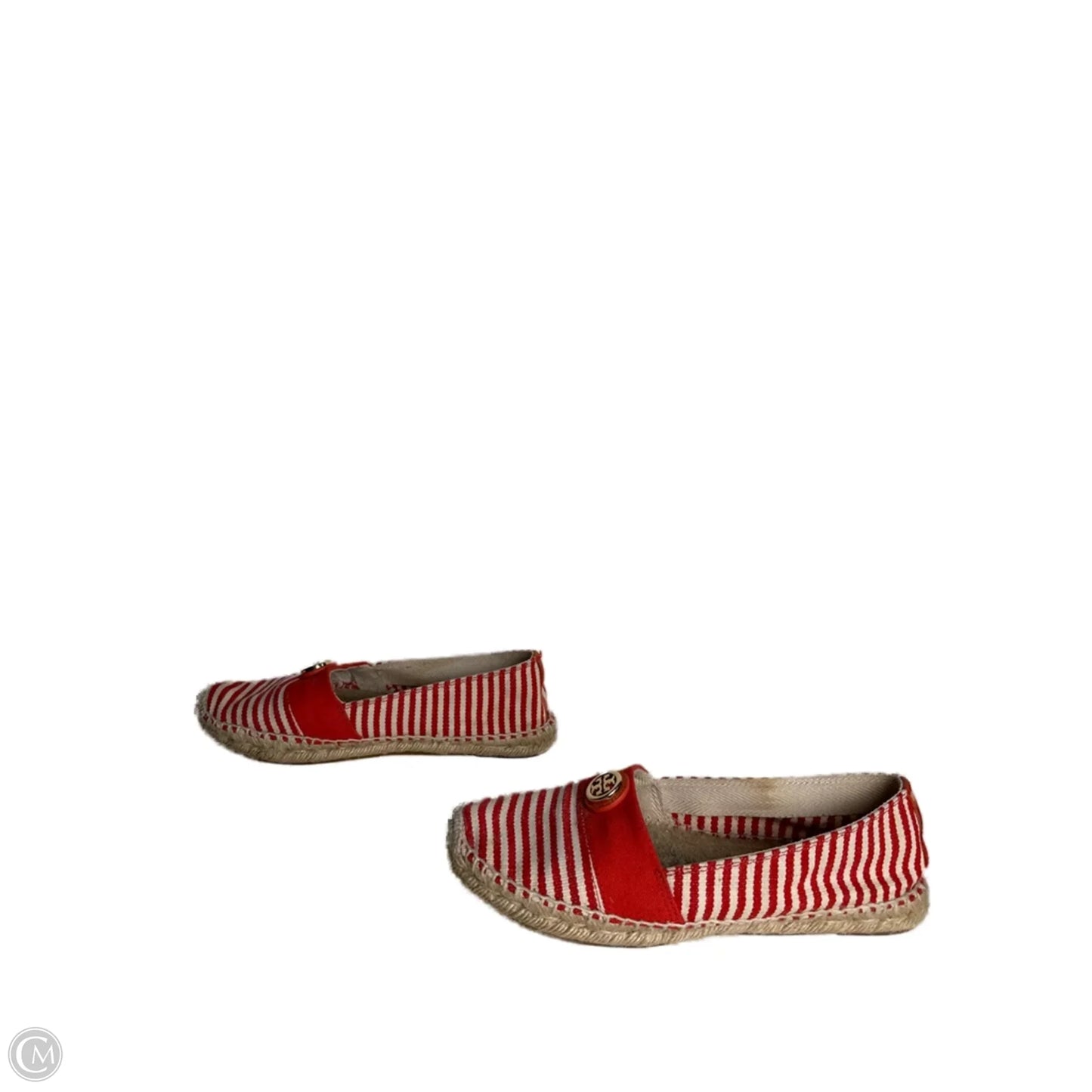 Shoes Designer By Tory Burch In Red & White, Size: 10
