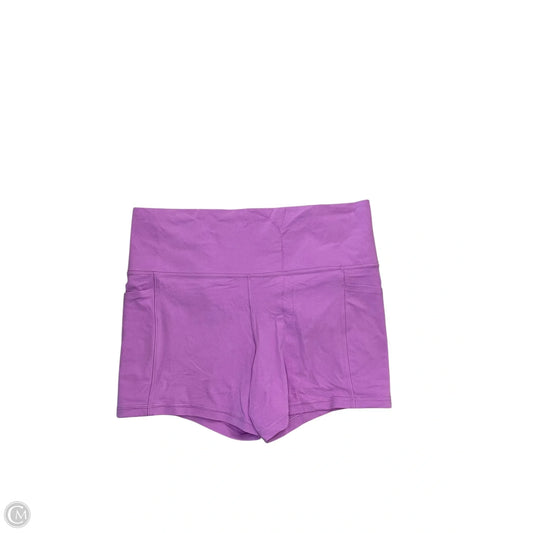 Athletic Shorts By Athleta In Purple, Size: Xl
