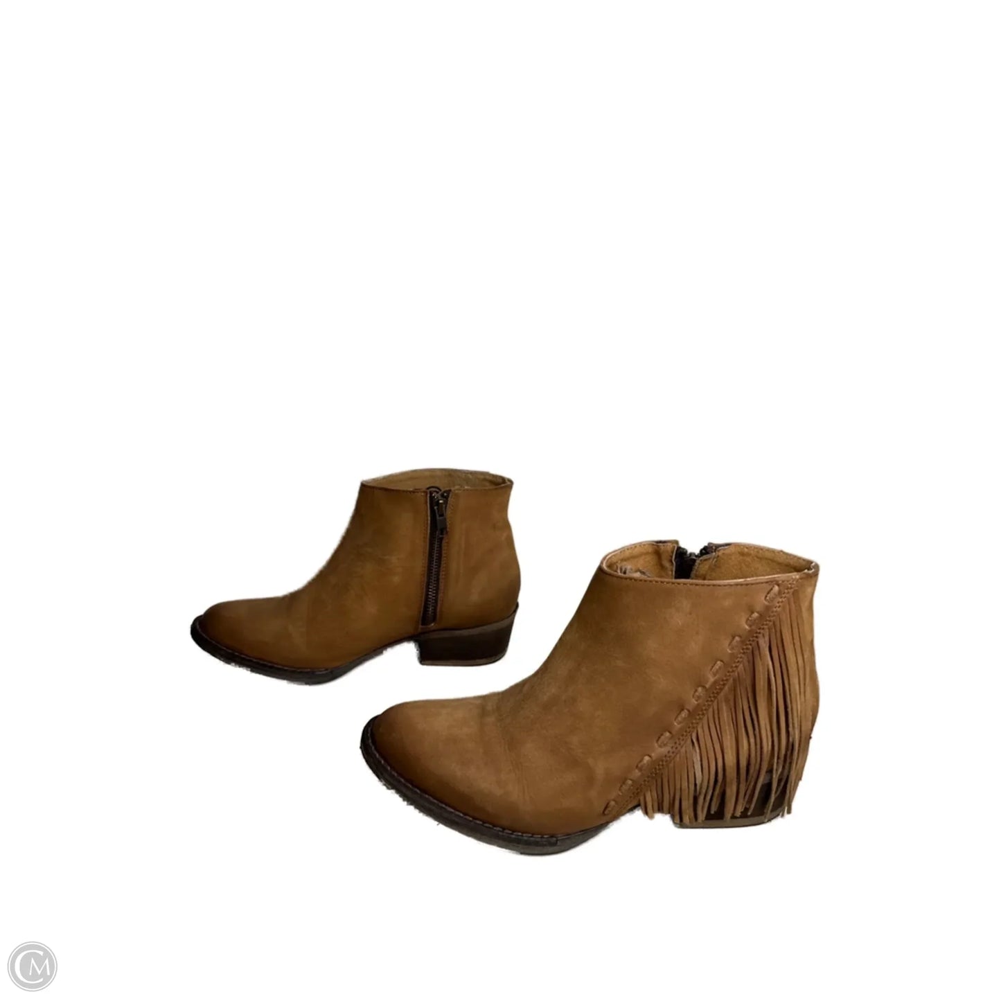 Boots Ankle Flats By CIRCLE G In Brown, Size: 9.5