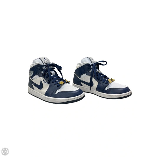 Shoes Sneakers By Nike In Blue, Size: 8.5