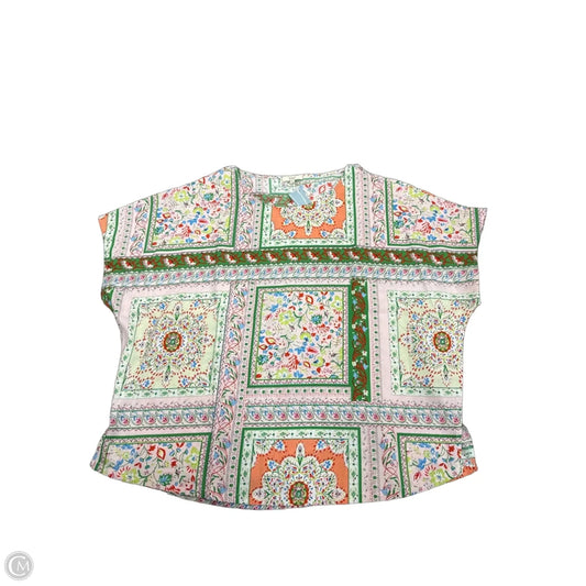 Top Short Sleeve By Easel In Multi-colored, Size: 2x