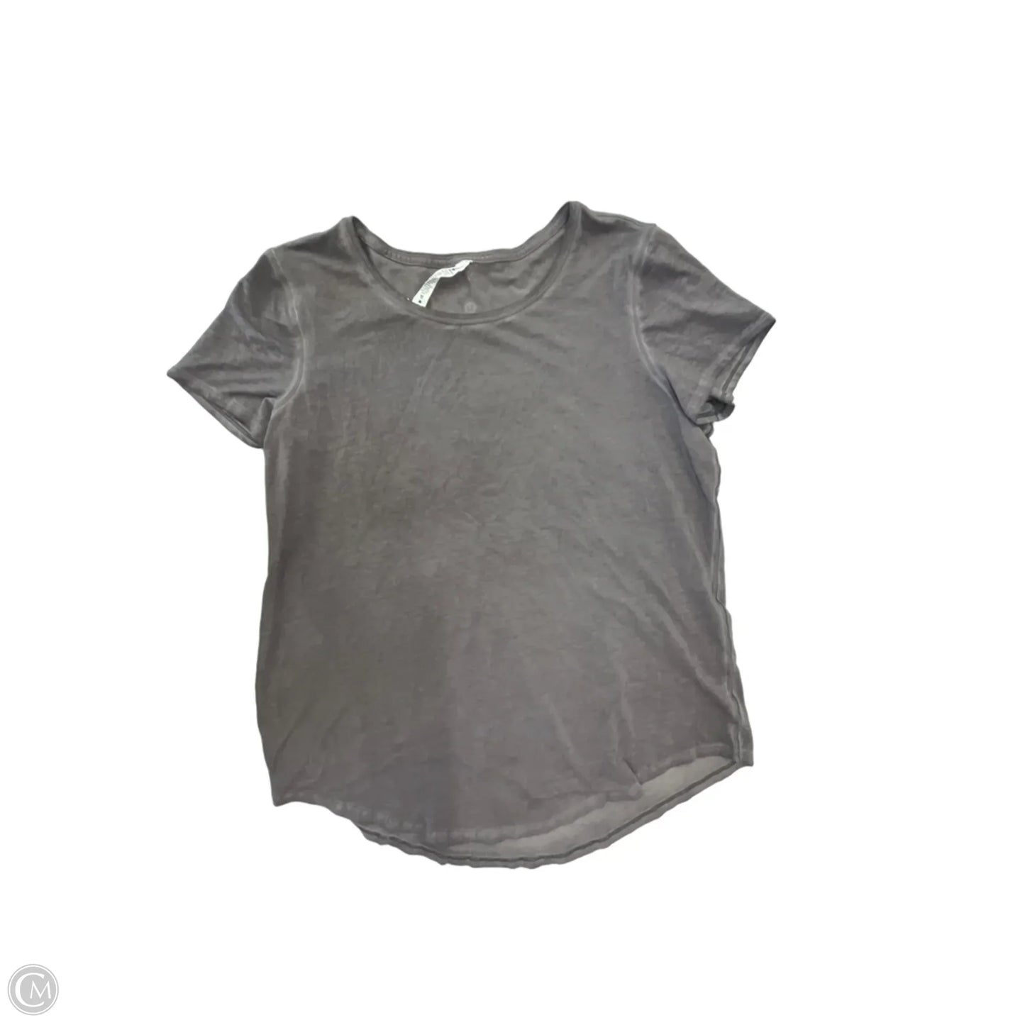 Athletic Top Short Sleeve By Lululemon In Purple, Size: L