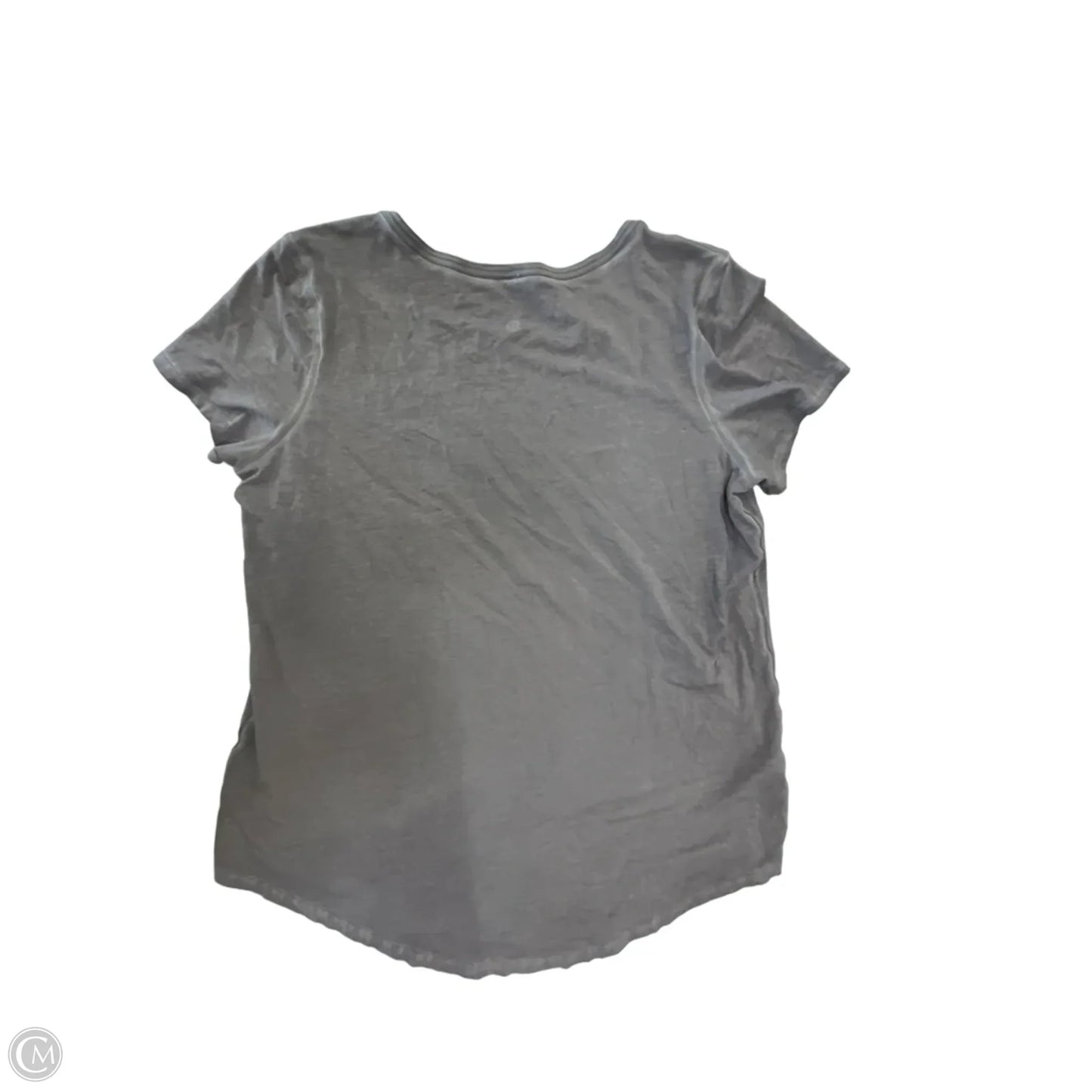 Athletic Top Short Sleeve By Lululemon In Purple, Size: L