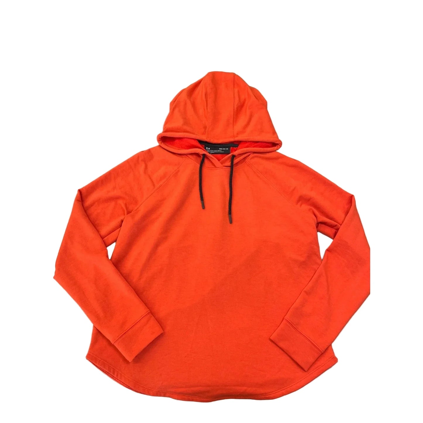 Athletic Sweatshirt Hoodie By Under Armour In Orange, Size: M