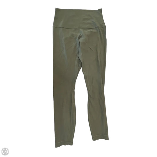Athletic Leggings By Lululemon In Green, Size: S