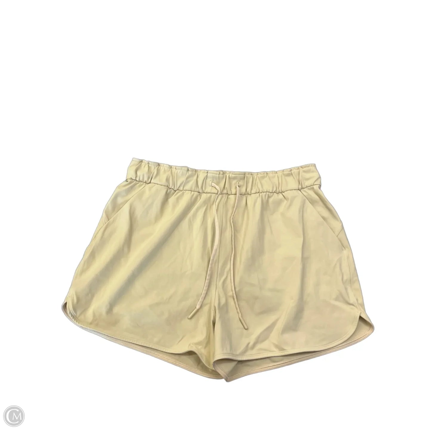 Athletic Shorts By Lululemon In Yellow, Size: L