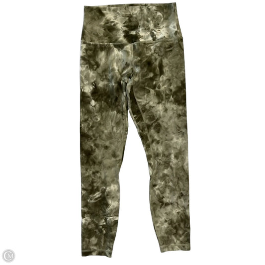Athletic Leggings By Lululemon In Green, Size: S