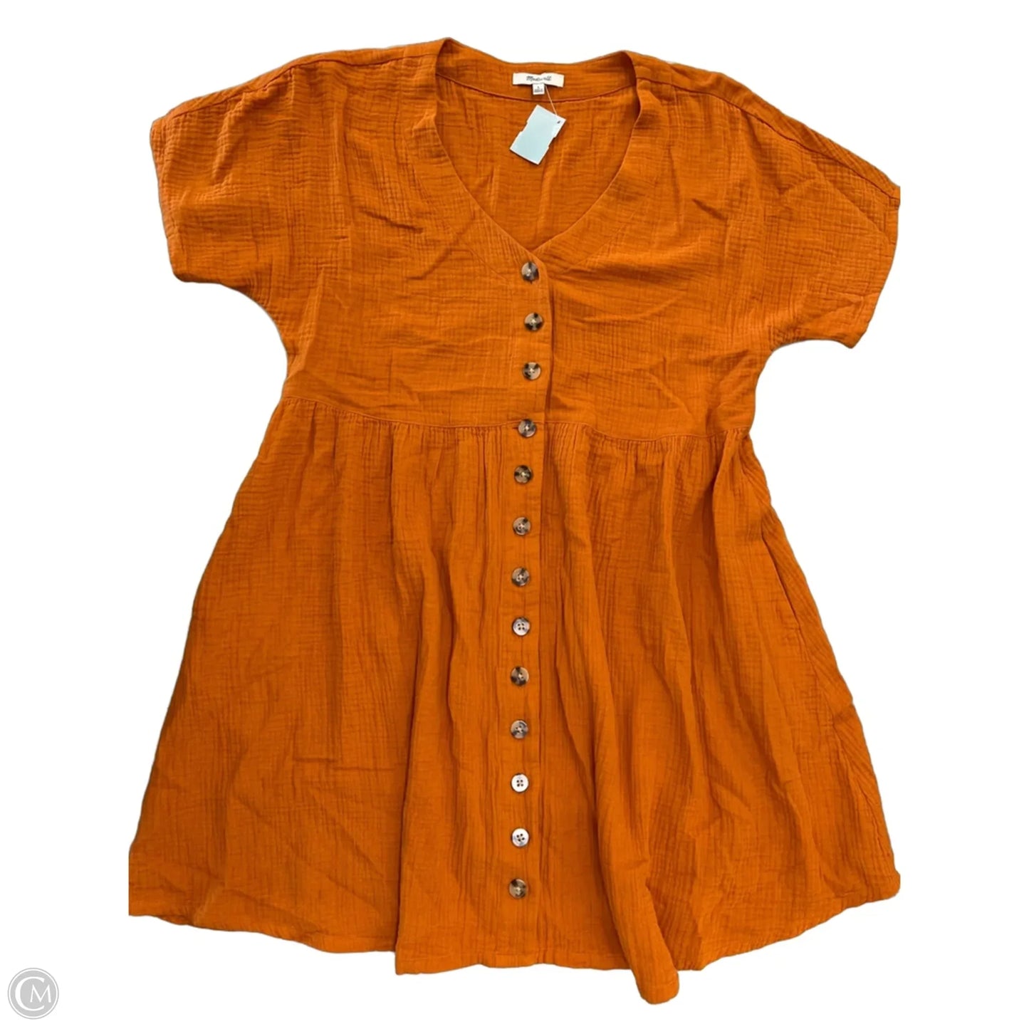 Dress Casual Short By Madewell In Orange, Size: L