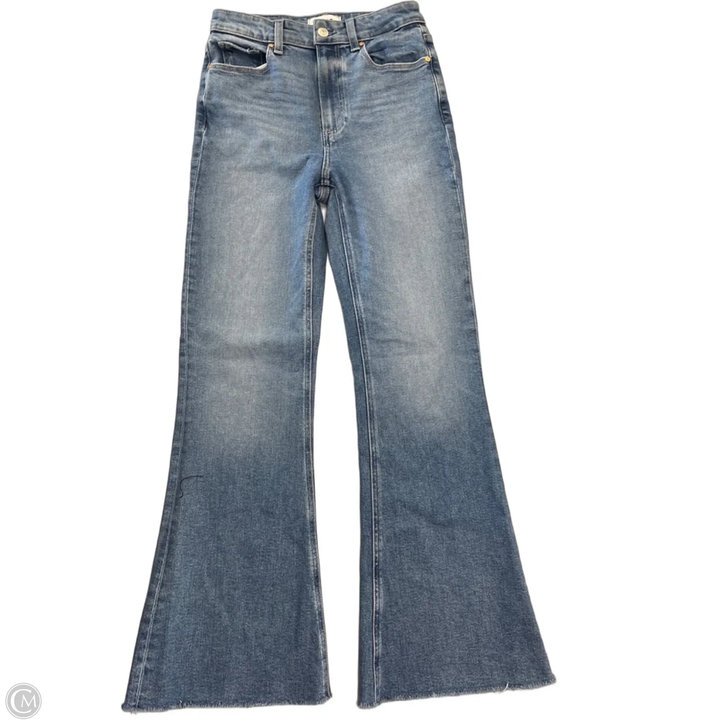 Jeans Flared By Paige In Blue Denim, Size: 2