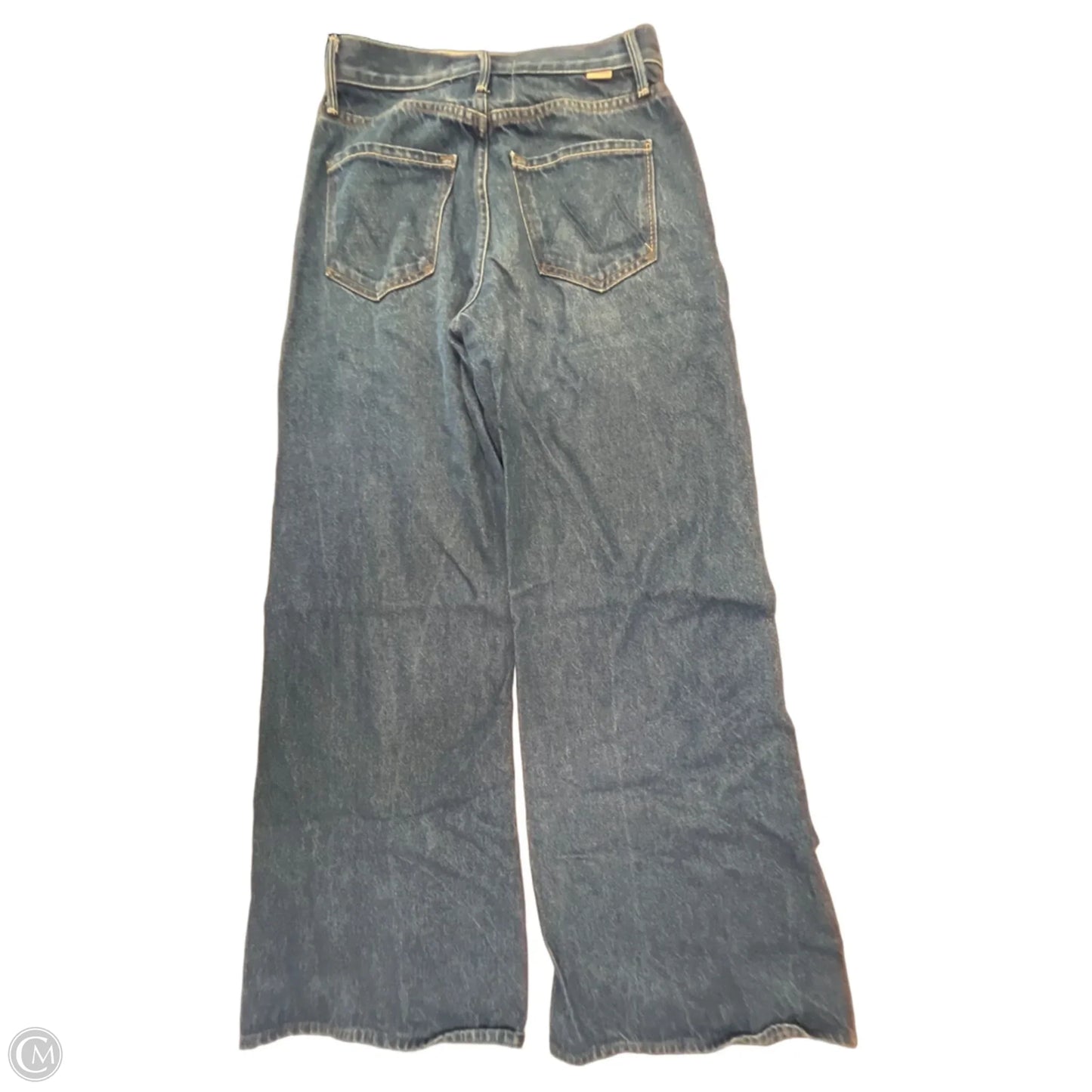 Jeans Wide Leg By Mother In Blue Denim, Size: 0